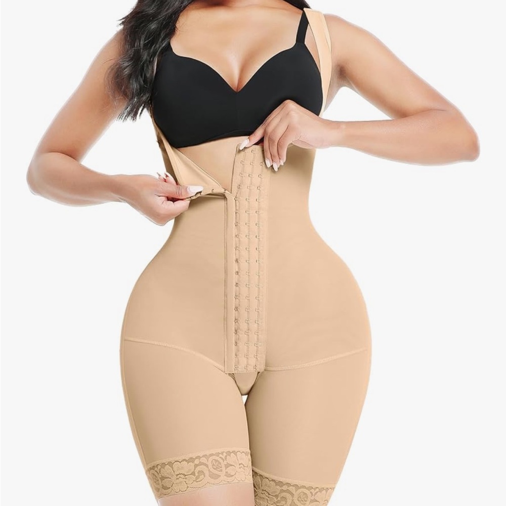Beige Shapewear Bodysuit - Picture 2 of 5